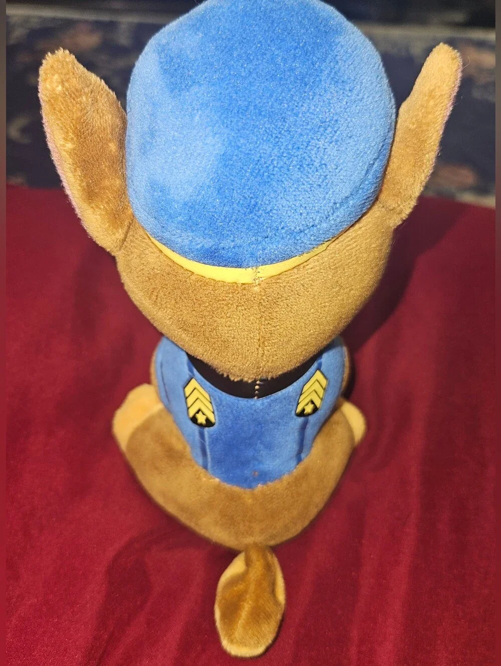 Paw Patrol Chase Plush with Blue Uniform and Black Hat